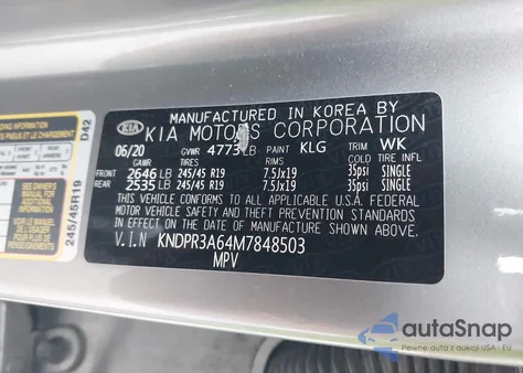 2021 Kia Sportage Sx Turbo from USA, damaged, VIN KNDPR3A64M7848503